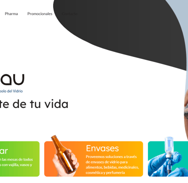 Nueva web institucional para Rigolleau Argentina