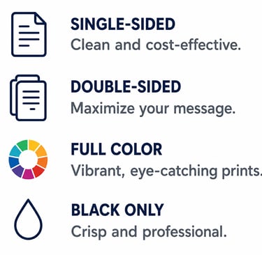Matte, gloss and soft-touch printing finishes for professional business materials