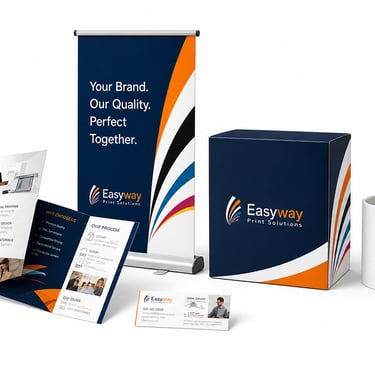 Easyway Print Solutions request a quote page for custom printing services