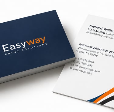 Custom printing consultation for local businesses and organizations