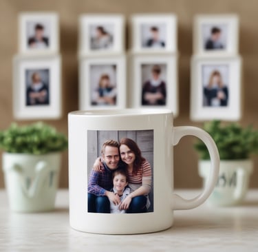 Elegant engraved rings displayed on a wooden tray with gentle lighting