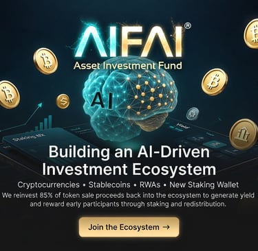 title="AIFAI - Building an AI-Powered Blockchain Investment Ecosystem with Cryptocurrencies, Stablec