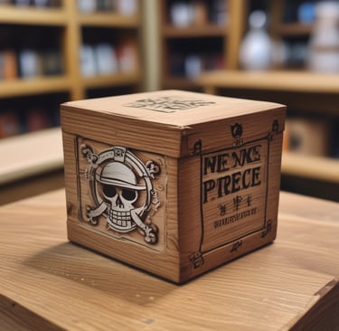 Un booster box di carte one piece