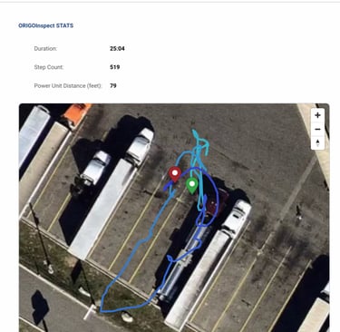 Photo showing what a verified and thorough inspection looks like