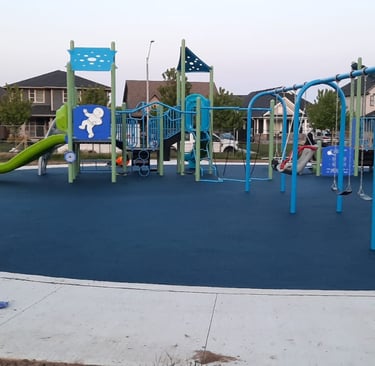 Merit Meadows Playground FirstBase Surfacing