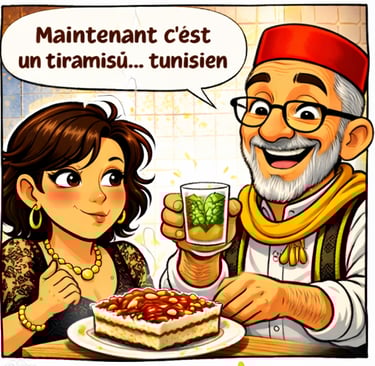 Un tiramisù Tunisien