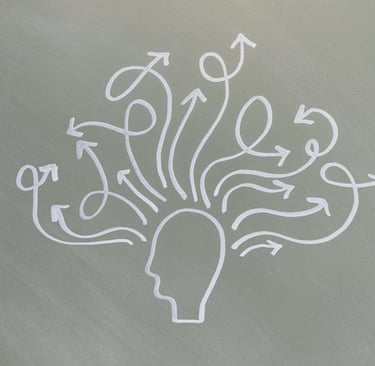 Neurodivergent thinking abstract