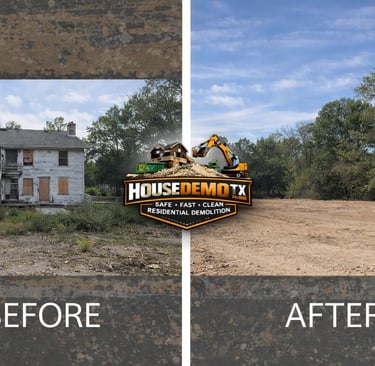 House Demolition Beaumont TX