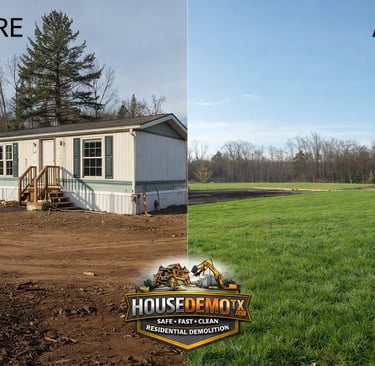 Mobile Home Demolition Houston TX