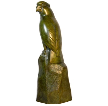 Armand Petersen - Cacatoès sur rocher