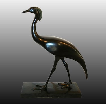 Armand Petersen - Grue cendrée - taille intermédiaire