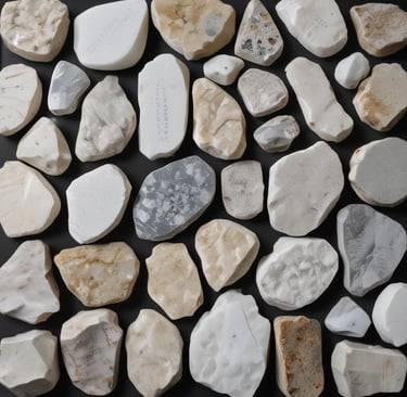 photo of white staircase