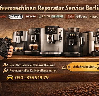 Kaffeevollautomat Reparaturservice