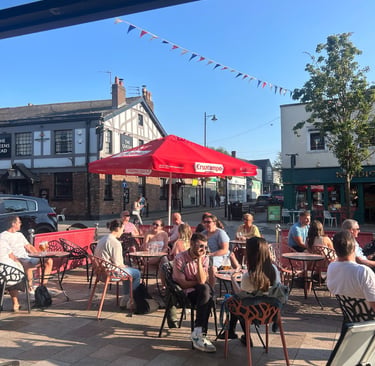 outside seating