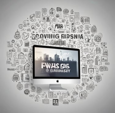 a bunch of billboards that are on the side of a building