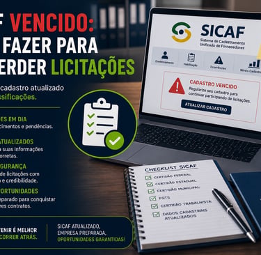 Atualize seu SICAF e evite problemas