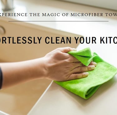 Microfiber Cleaning Cloths for Home & Kitchen