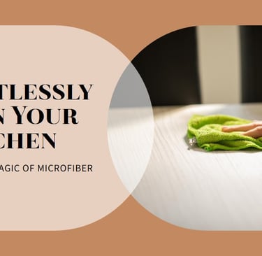 Microfiber Cleaning Cloths for Home & Kitchen