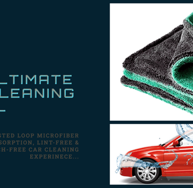 Microfiber Cleaning Cloths for Car & Automobiles