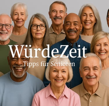 WürdeZeit – Ihr YouTube-Kanal für ein selbstbestimmtes, gesundes und erfülltes Leben im Alter