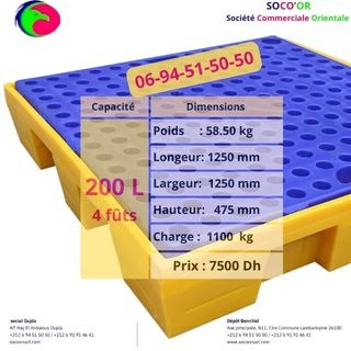 bac de rétention prix maroc