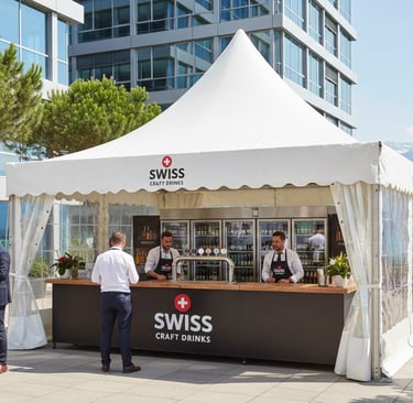 Location tente et bar tireuse à bières