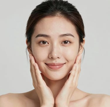 a bowl of fish next to a bottle of vitamins