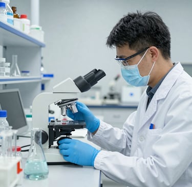 Omega-3 capsules are in a bottle.