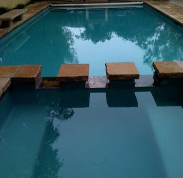 Halle berry's swimming pool