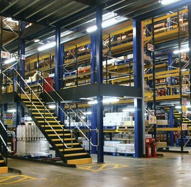Custom Building-Column-Connected-Mezzanines-Equipement-Industriel-RC-1024x681