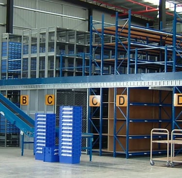 Custom Rack-Supported-Mezzanines-Equipement-Industriel-RC
