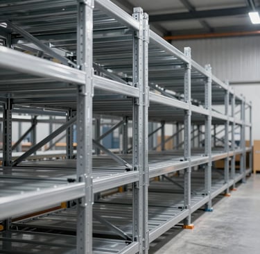 Warehouse shelving from equipement industriel rc