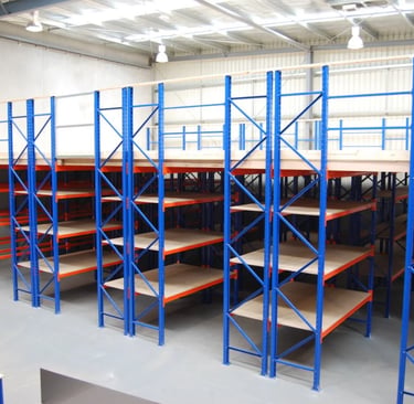 Shelving Supported Mezzanines from Equipement Industriel RC