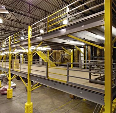 Structural Steel Mezzanines - Equipement Industriel RC