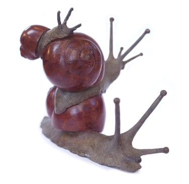 Bronze Sculpture Miniature Snail  By Mark Richard Hall