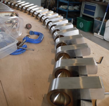 Stainless Steel Artistic Fabrication In Progress