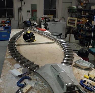 Stainless Steel Artistic Fabrication In Progress