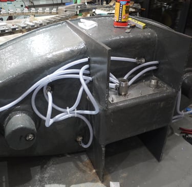 Stainless Steel Artistic Fabrication In Progress