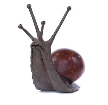 Bronze Sculpture Miniature Snail  By Mark Richard Hall