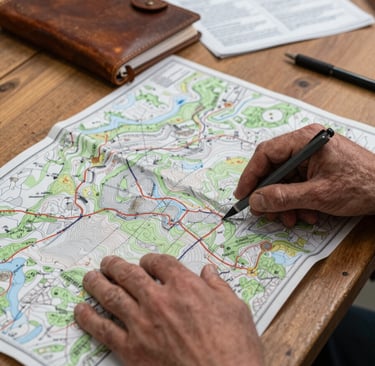 Map route