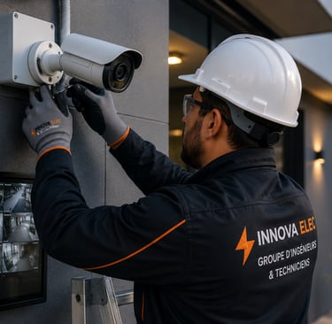 Installation de caméras de surveillance professionnelles dans un commerce en Algérie