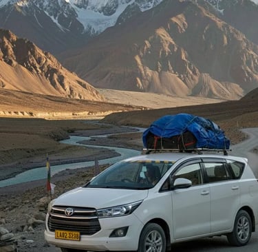 Innova Crysta in Ladakh on rent