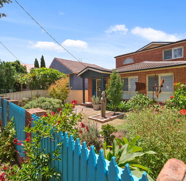 Exterior of Marché Nude Stay in Newcastle with private, welcoming atmosphere.