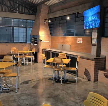 Espaço gourmet para aniversários e confraternizações em Caxias do Sul.