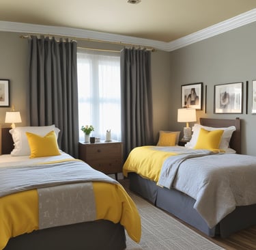 Cozy single room with a warm bed and a small window letting in morning light.