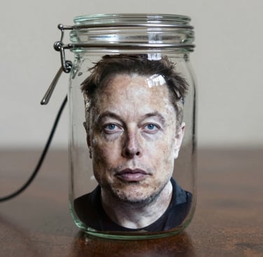 Elon Musk's Head in a Jar