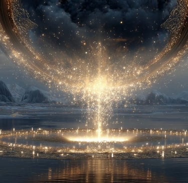 Liquid Light Dripping from a Sphere