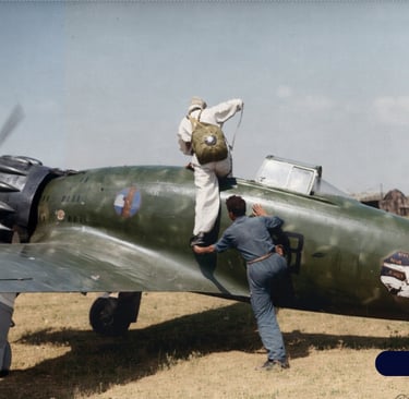 A Macchi M.C. 200 of the 81ª Squadriglia, 6º Gruppo of the 1º Stormo in Sicily.