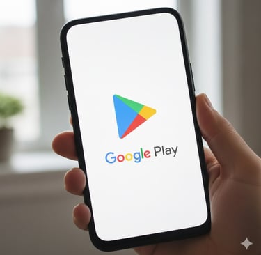 Pictured is the google play store this is where most apps are downloaded 