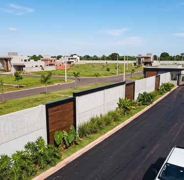 Muro pre moldado de concreto em Cuiabá - Grupo Traço